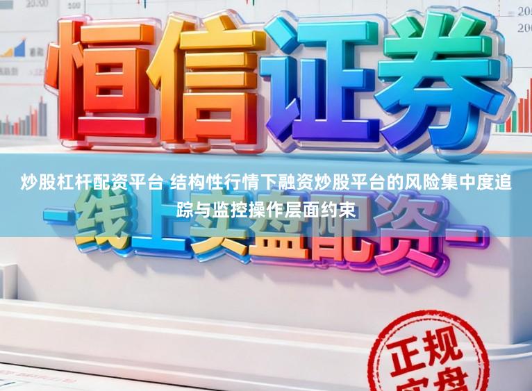 炒股杠杆配资平台 结构性行情下融资炒股平台的风险集中度追踪与监控操作层面约束