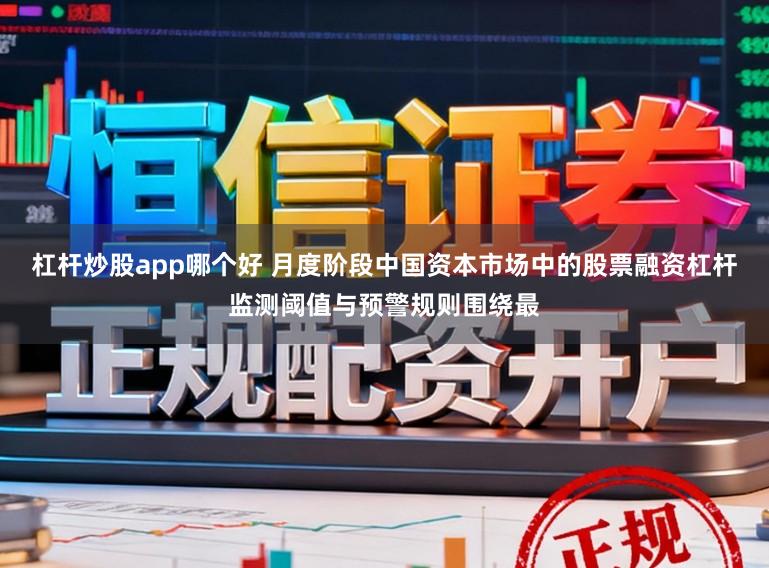 杠杆炒股app哪个好 月度阶段中国资本市场中的股票融资杠杆监测阈值与预警规则围绕最