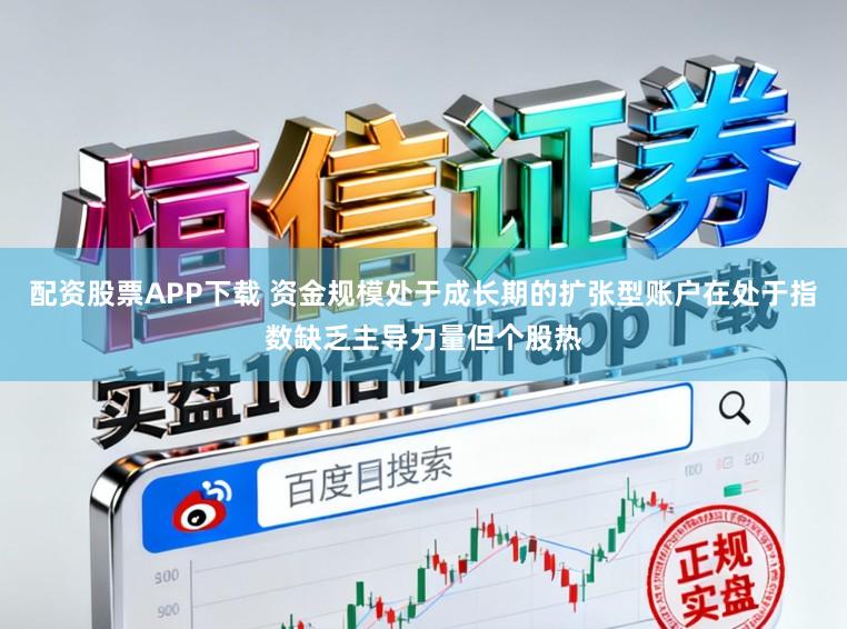 配资股票APP下载 资金规模处于成长期的扩张型账户在处于指数缺乏主导力量但个股热