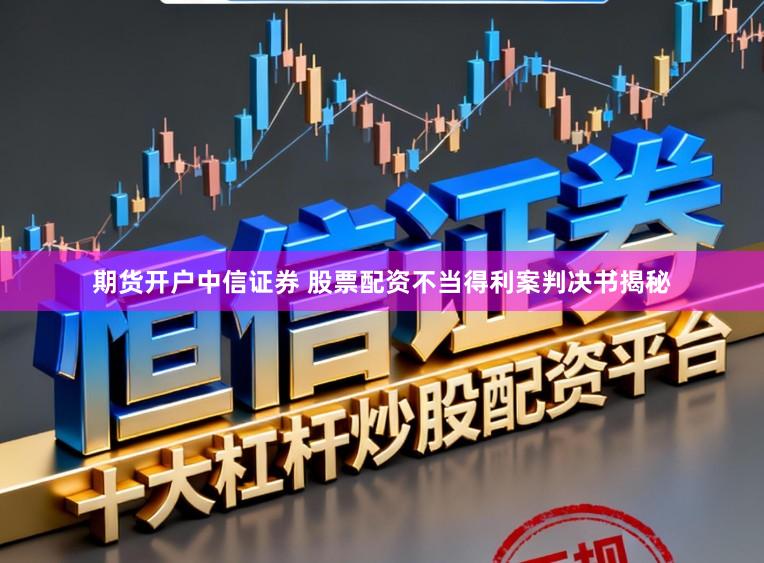 期货开户中信证券 股票配资不当得利案判决书揭秘
